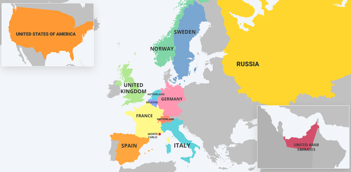 Map of europe