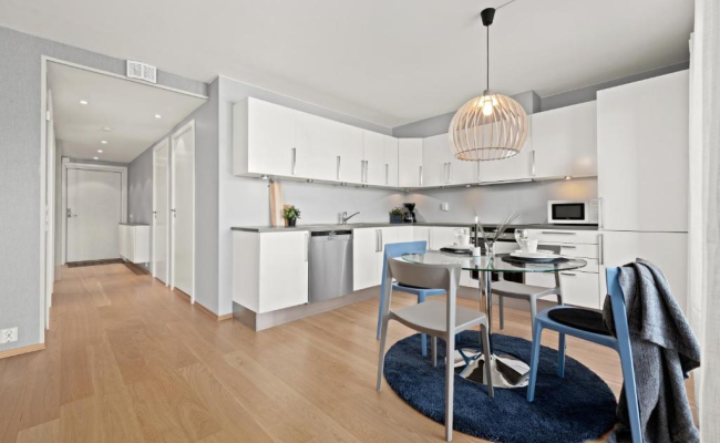 Bjoervika Apartments, Solsiden Area, Trondheim City Center