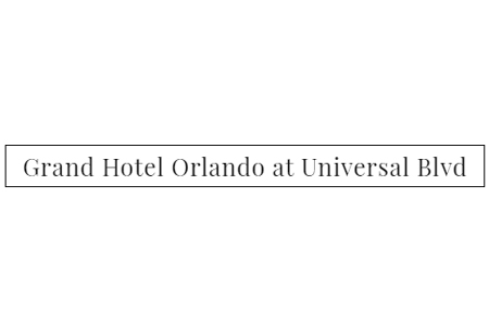 Grand Hotel Orlando at Universal Blvd-logo